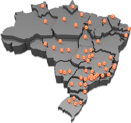 Mapa de Franquias Container Segurança 